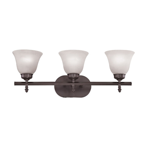 Santa Fe 3 Light Vanity In Oil Rubbed Bronze