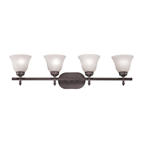 Santa Fe 4 Light Vanity In Oil Rubbed Bronze