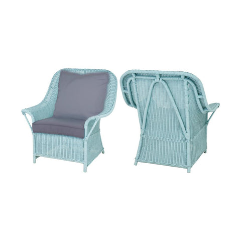 Rattan Patio Chair Cushions In Grey