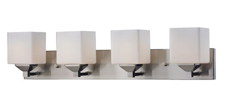 Z-Lite Quube 4 Light Vanity Light 2104-4V