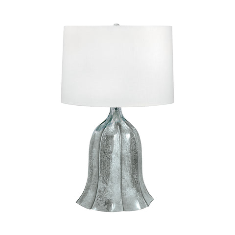 Fluted Mercury Glass Table Lamp