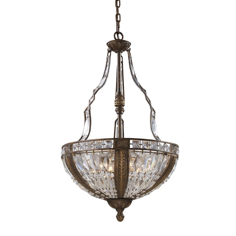 Millwood 6 Light Pendant In Antique Bronze