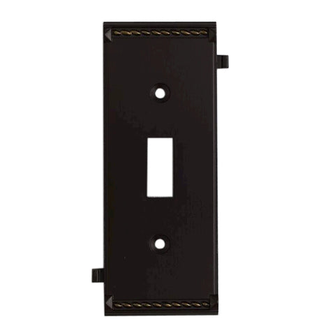 Clickplates Middle Switch Plate In Aged Bronze