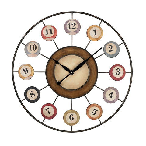 8 Ball Wall Clock