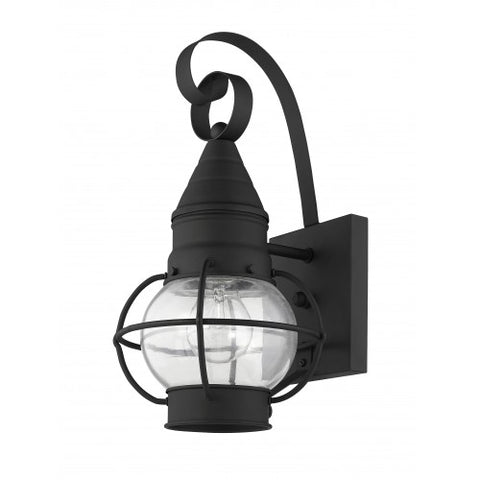 Livex Lighting Newburyport 1 Light Black Outdoor Wall Lantern