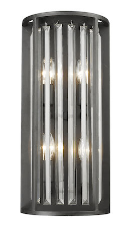 Z-Lite Monarch 4 Light Wall Sconce 439-4S-BRZ