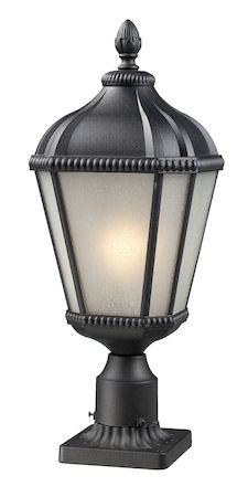 Z-Lite Waverly Outdoor Post Light 513PHS-BK-PM