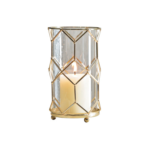 Geo Table Hurricane In Gold And Clear