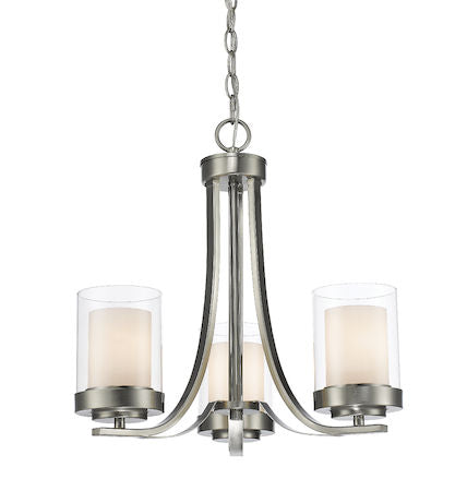 Z-Lite Willow 3 Light Chandelier 426-3C-BN