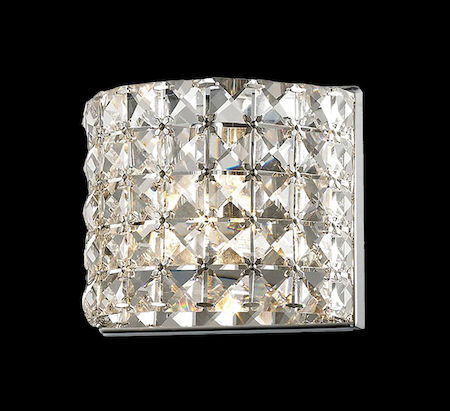 Z-Lite Panache 1 Light Crystal Vanity Light 867-1S-LED