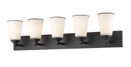 Z-Lite Jarra 5 Light Vanity Light 432-5V-BRZ