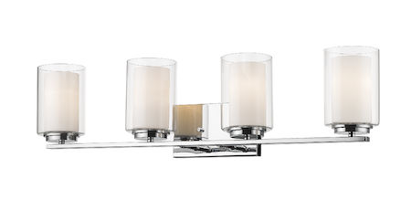 Z-Lite Willow 4 Light Vanity Light 426-4V-CH