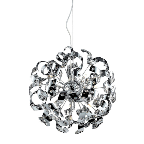Odyssey 13 Light Chandelier In Polished Chrome