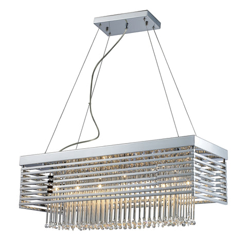 Cortina 12 Light Chandelier In Polished Chrome