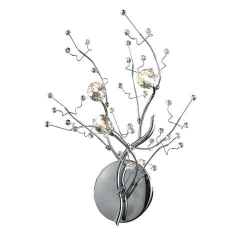 Viviana 3 Light Wall Sconce In Polished Chrome
