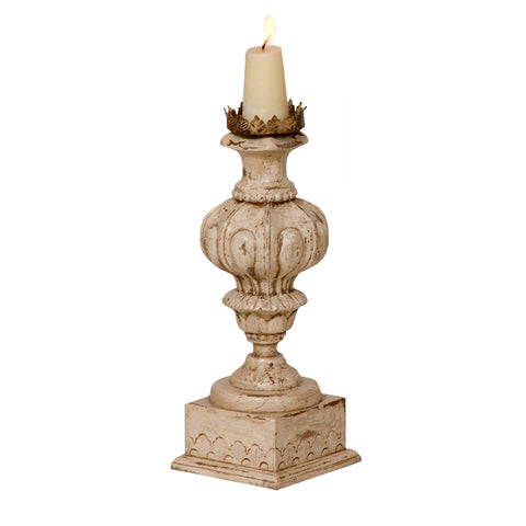 Carved Candle Stand