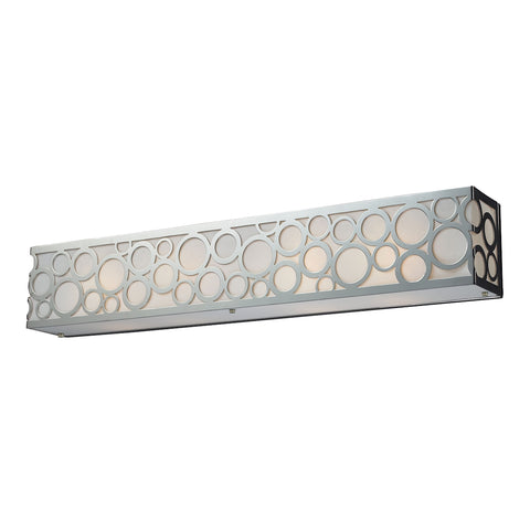 Retrovia 4 Light Vanity In Polished Nickel