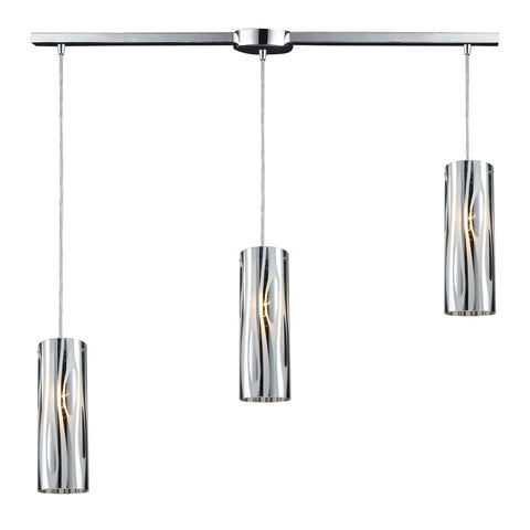 Chromia 3 LED Light Pendant In Polished Chrome