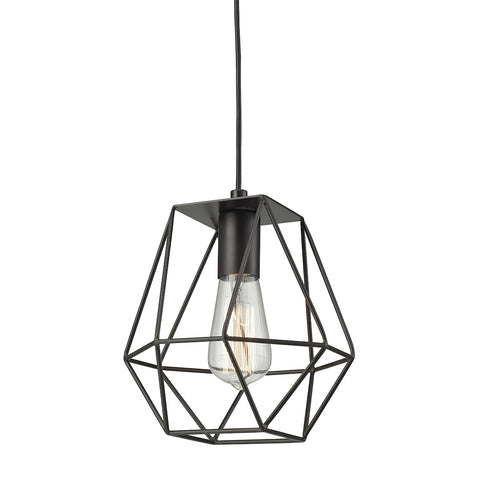 Delaney 1 Light Pendant In Oil Rubbed Bronze