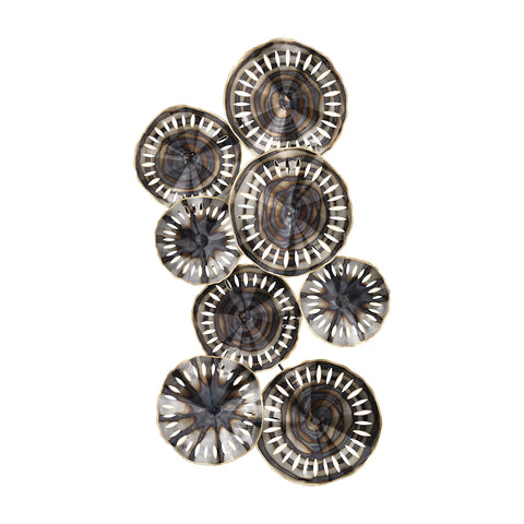 Novae Pierced Wall Decor In Bastille Silver