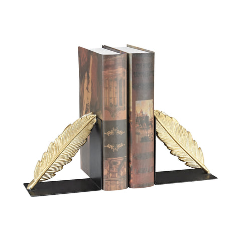 Ferrier Bookends In Gold And Black