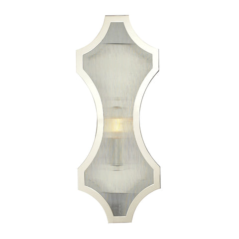 Benicia 1 Light Wall Sconce In Polished Nickel