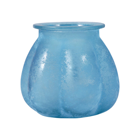 Picalo 6.4-Inch Vase In Textured Azure