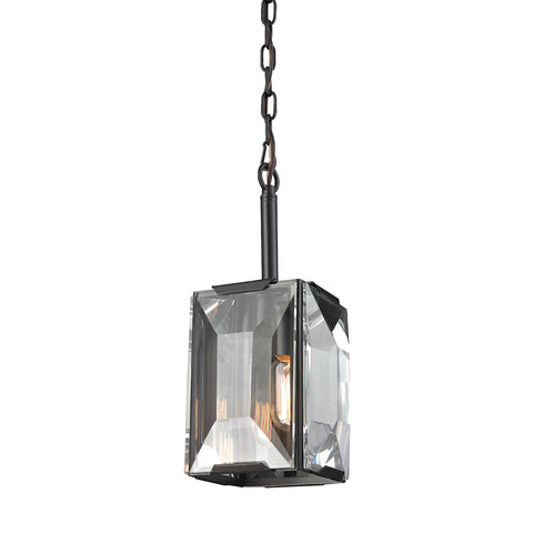 Garrett 1 Light Pendant In Oil Rubbed Bronze