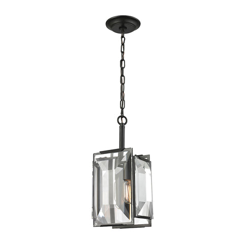 Garrett 1 Light Pendant In Oil Rubbed Bronze