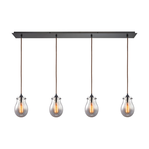 Jaelyn 4 Light Pendant In Oil Rubbed Bronze