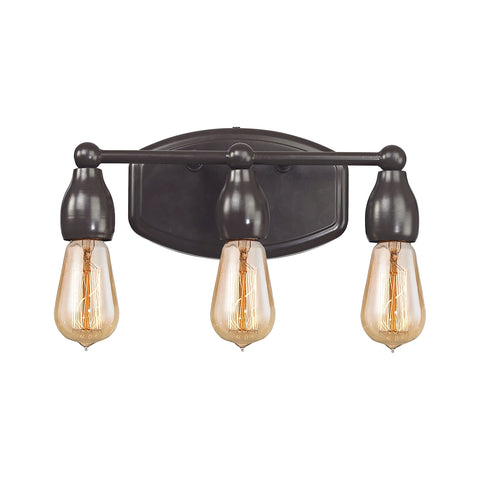 Vernon 3 Light Vanity In Oil Rubbed Bronze