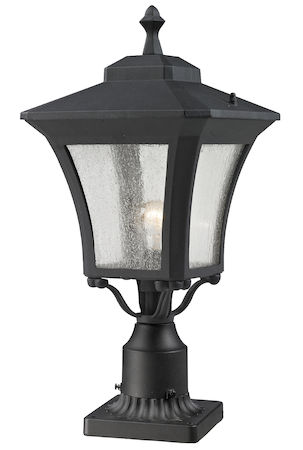Z-Lite Waterdown Outdoor Post Mount Light 535PHM-BK-PM