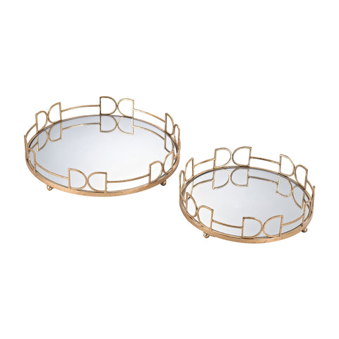 Snaffle Bit Mirrored Trays