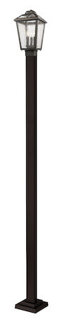 Z-Lite Bayland 3 Light Outdoor Post Light 539PHMS-536P-ORB
