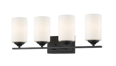 Z-Lite Bordeaux 4 Light Vanity Light 435-4V-BRZ