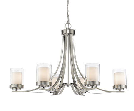 Z-Lite Willow 6 Light Chandelier 426-6-BN