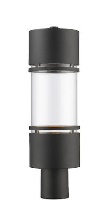 Z-Lite Luminata Outdoor LED Post Mount Light 553PHB-BK-LED