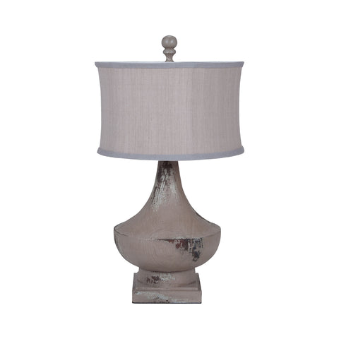 Vintage Table Lamp In Vintage Bleu Gris