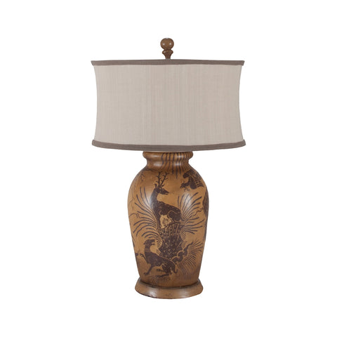 Terra Cotta Table Lamp VII
