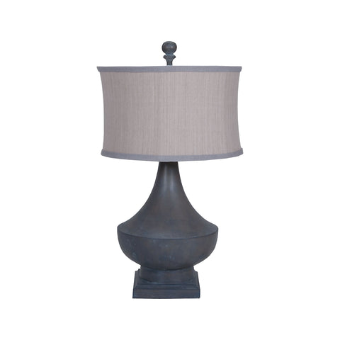 Vintage Table Lamp In Heritage Grey Stain