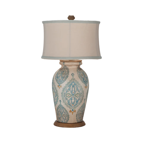 Terra Cotta Lamp VII