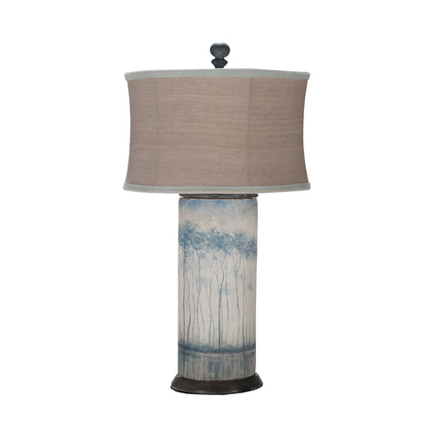 Terra Cotta Cylinder Lamp