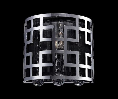 Z-Lite Mirach 1 Light Crystal Vanity Light 839CH-1S