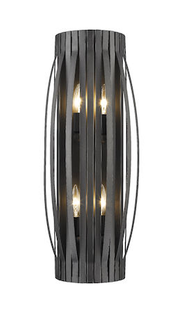 Z-Lite Moundou 4 Light Wall Sconce 436-4S-BRZ