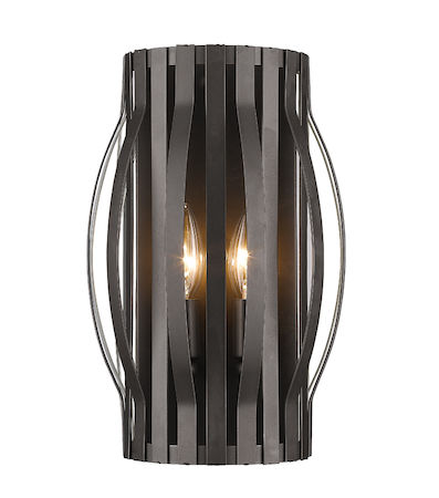 Z-Lite Moundou 2 Light Wall Sconce 436-2S-BRZ