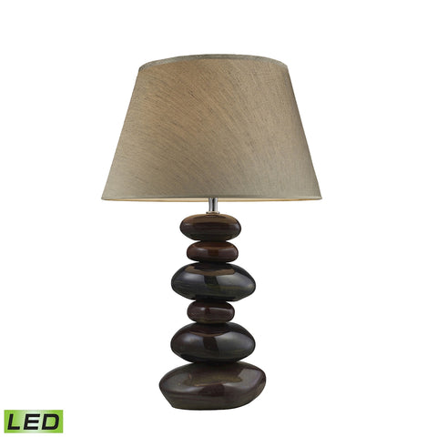 Mary-Kate and Ashley 23" Elemis LED Table Lamp in Natural Stone