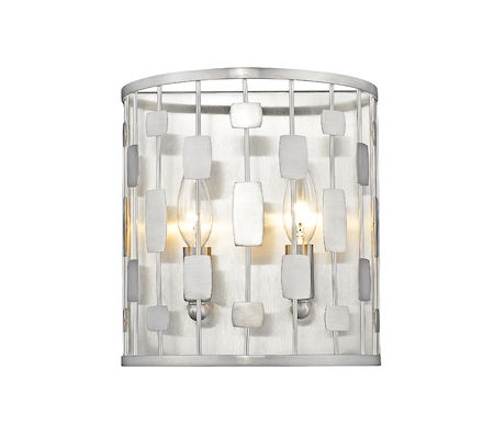 Z-Lite Almet 2 Light Wall Sconce 430-2S-BN