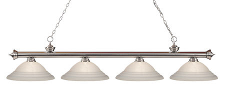 Z-Lite Riviera 4 Light Billiard Light 200-4BN-SW16