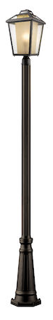 Z-Lite Memphis Outdoor 1 Light Outdoor Post Light 532PHBR-519P-ORB