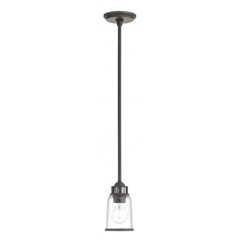 Livex Lighting Lawrenceville 1 Lt BZ Mini Pendant